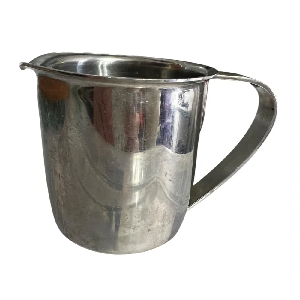 Vintage Oneida Sambonet Silver Plated Open Creamer 18-8 Heavily Patina Some Wear